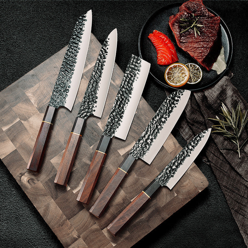 Couteau Japonais Santoku - Acier Damas - Kito