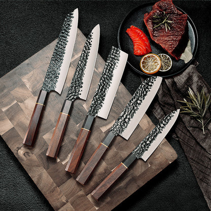 Couteau Japonais Santoku - Acier Damas - Kito