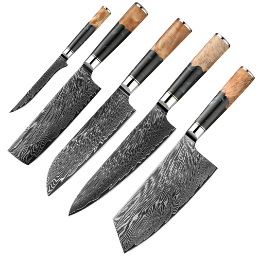 Set de 5 Couteaux Japonais - Black Sora