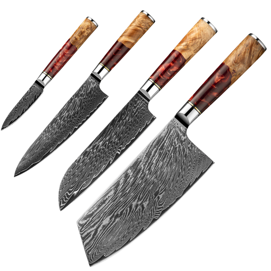 Set de 4 Couteaux Japonais - Akuna