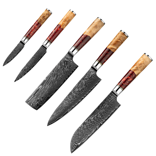 Set de 5 Couteaux Japonais - Akuna