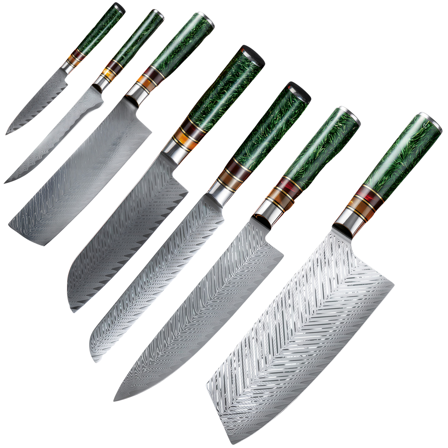 Set Complet de Couteaux Japonais - Midori