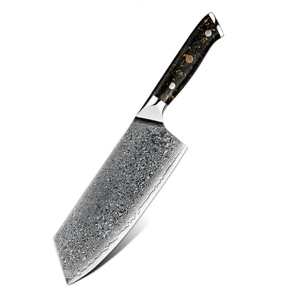 Couteau Japonais Cleaver - Acier Damas - Kurokin