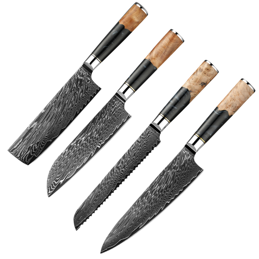 Set de 4 Couteaux Japonais - Black Sora