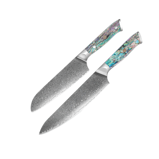 Set de 2 Couteaux Japonais - Corail