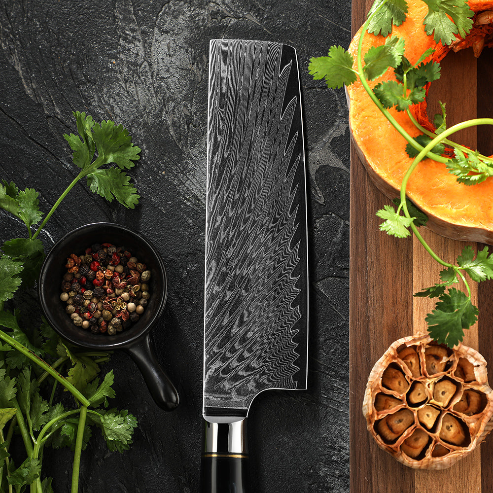 Couteau Japonais Nakiri - Acier VG10 - Black Sora