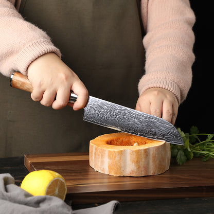 Couteau Japonais Santoku - Acier VG10 - Black Sora