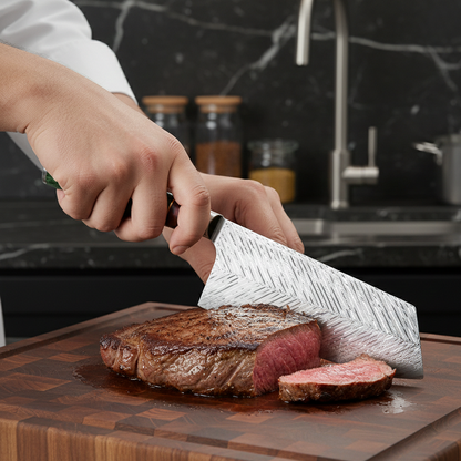 Couteau Japonais Cleaver - Acier VG10 - Midori