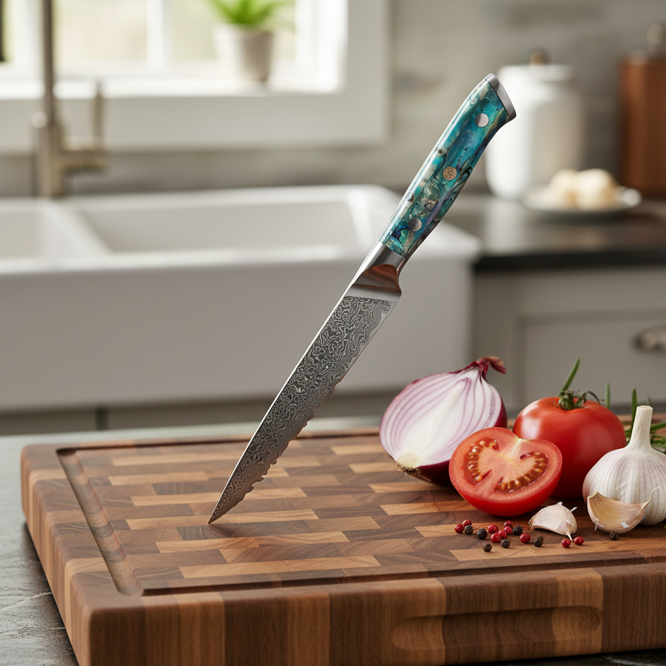 Set Complet Couteaux Japonais - Corail