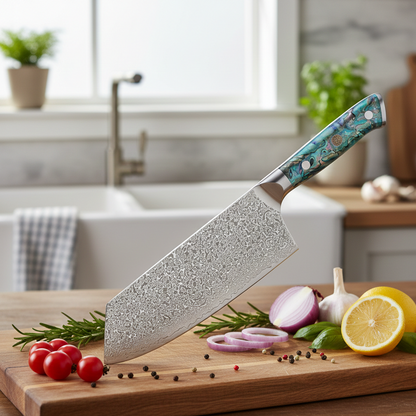 Set Complet Couteaux Japonais - Corail