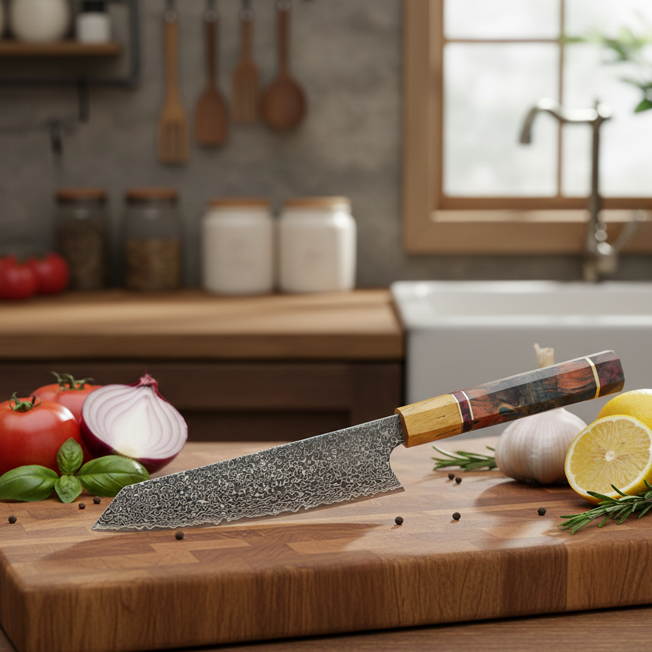 Couteau Japonais Kiritsuke - Acier VG10 - Marushi