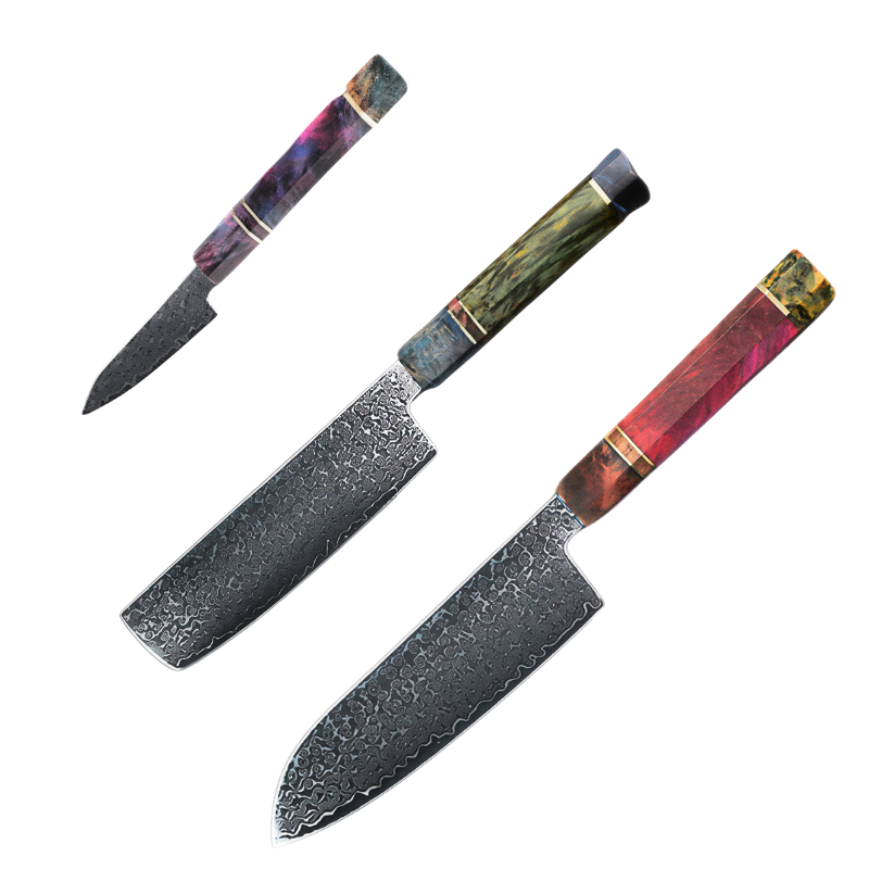 Set de 3 Couteaux Japonais - Marushi